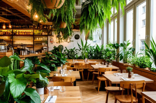 Bio Restaurant Frankfurt gemütliche Atmosphäre