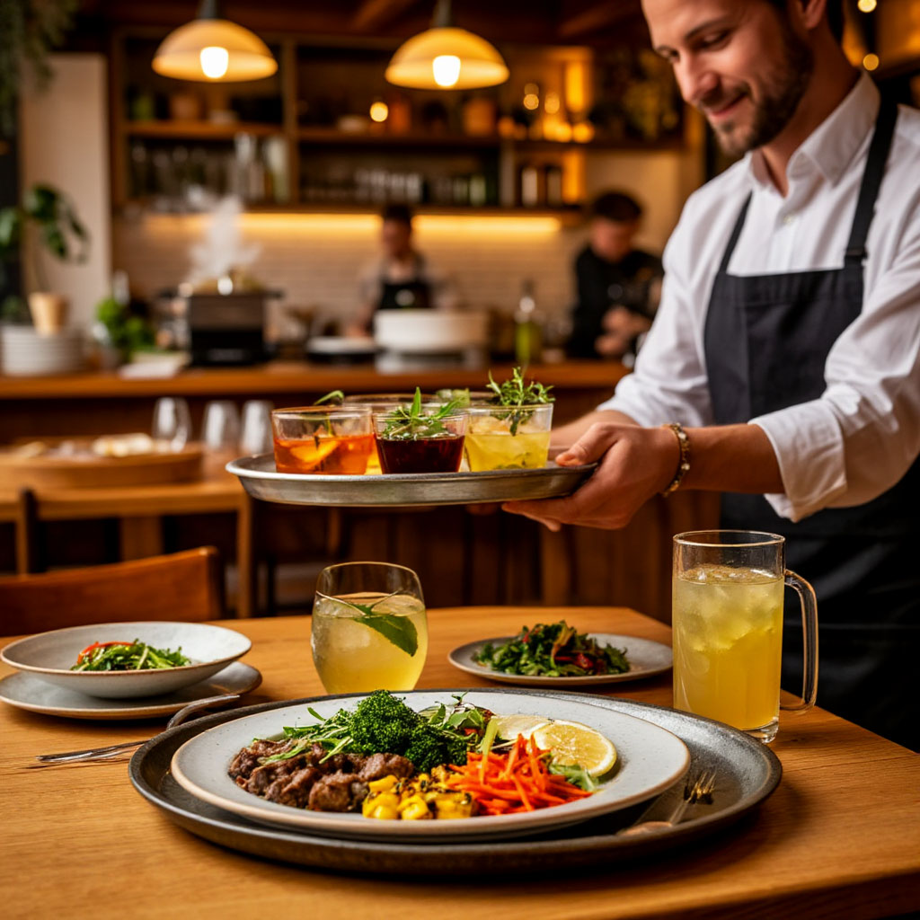 Gesunde Getränke im Organic Restaurant Munich