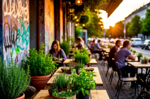 Berliner Bio-Restaurants mit lebendiger Szene