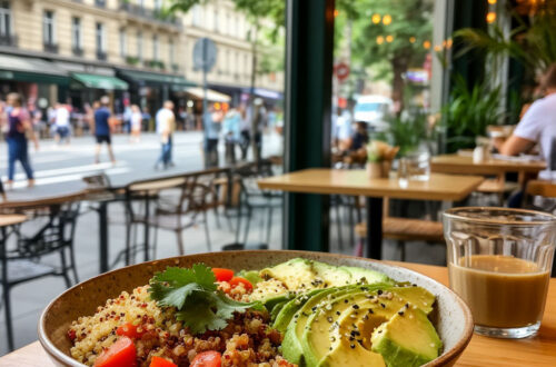 Urbanes veganes Café, Reisemittagessen